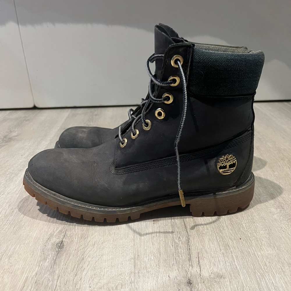 Blue Timberland boots size 10US Men